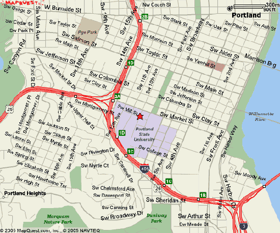 Portland State Campus Map Directions To Portland State University